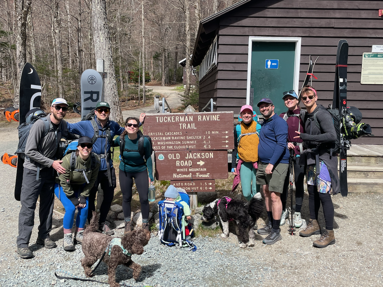 Tuckermans skiing